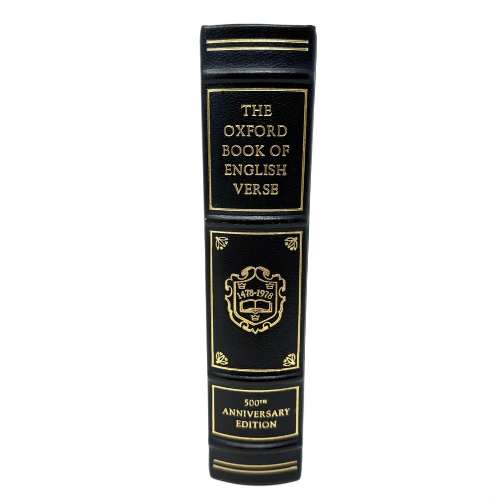 The Oxford Book of English Verse Franklin Library 500th Anniversary Leather 1972